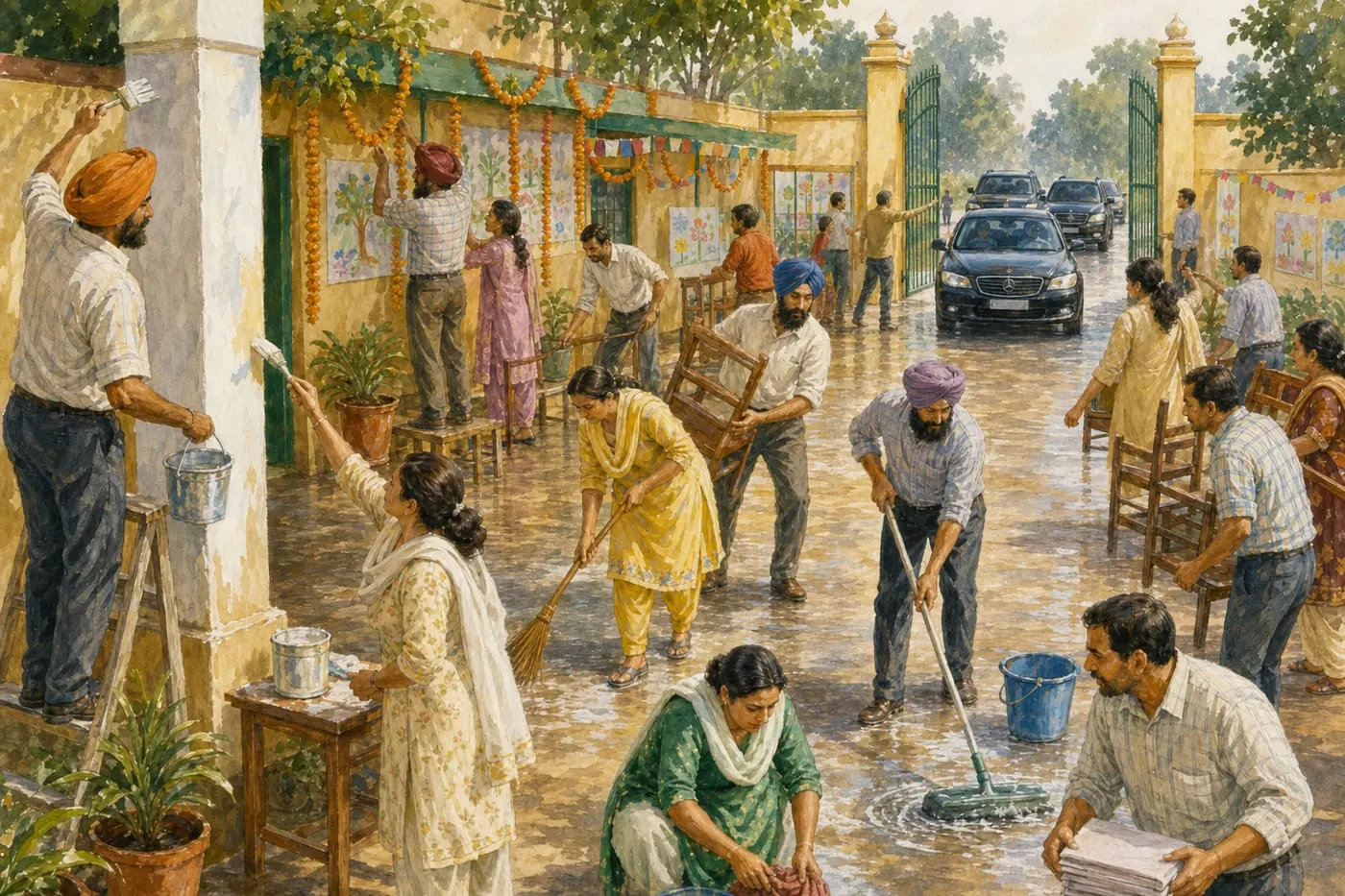 ਮੰਤਰੀ ਸਾਹਿਬ ਦਾ ਅਚਨਚੇਤ ਦੌਰਾ